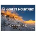 All 14 Highest Mountains Wall Calendar 2026 (4.810)
