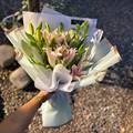 Soft Pink Lily Charm Bouquet