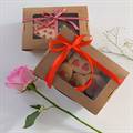 Double Sweetheart Cookie Boxes with Pink Rose