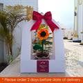 Sunny Valentine Crochet Sunflower in Elegant Casing