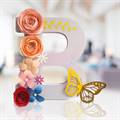 Letter B Floral Decor