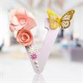 Letter V Floral Decor
