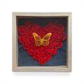 Heart-Shaped Red Rose Papercraft Flower Box (Valentine’s Special)