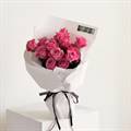 Elegant Pink Rose Wrap Bouquet from Bloom.co
