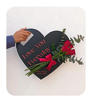 Heart Craft with Flowers