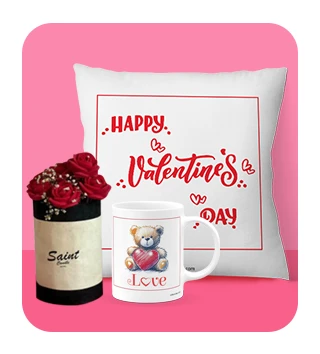 Candles, Mugs & Cushions