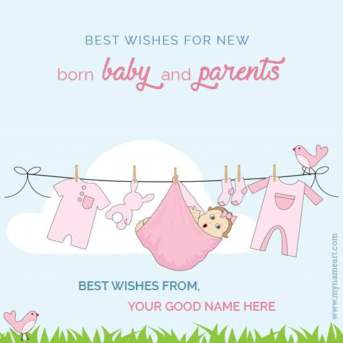 New Baby Wishes Cards
